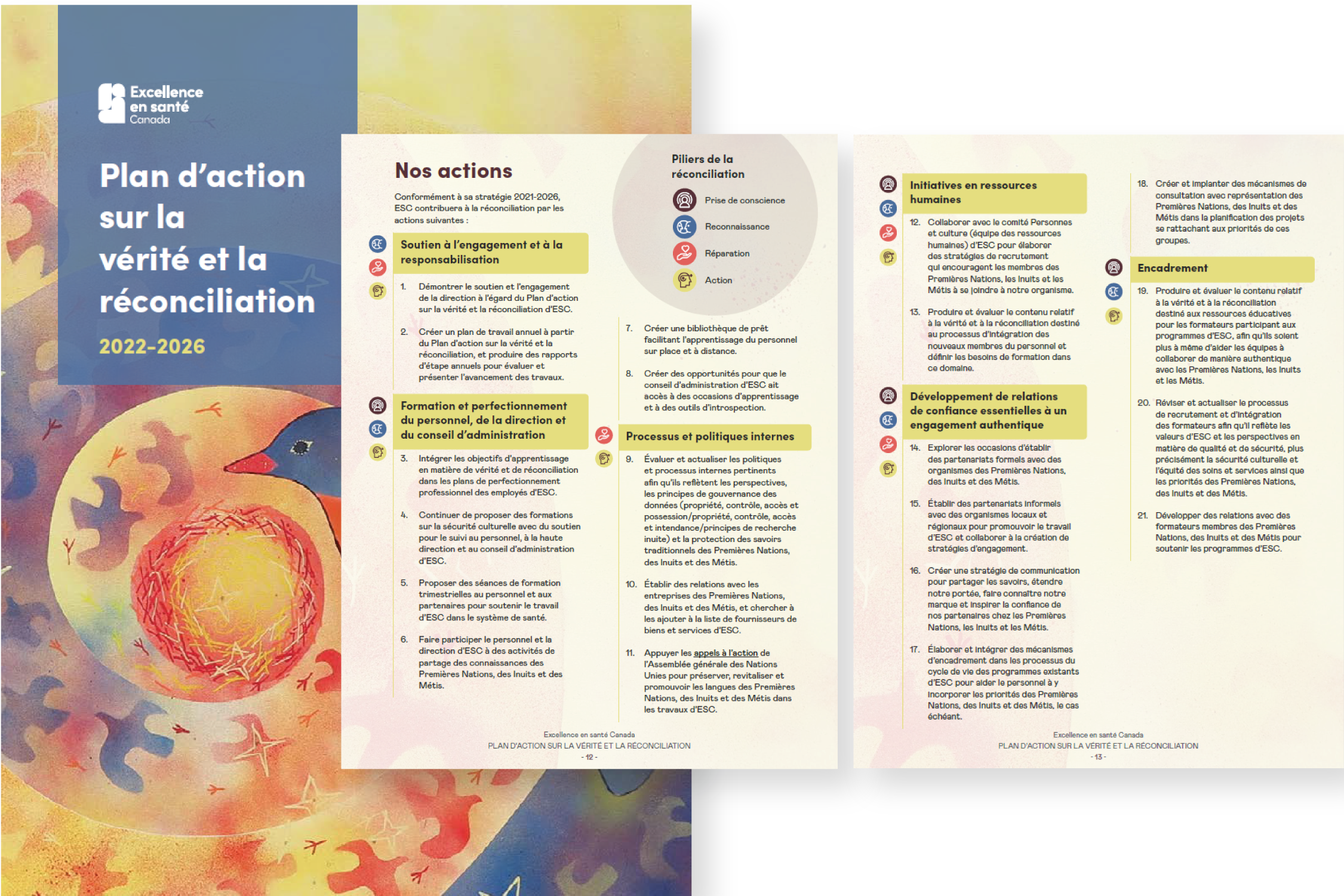 Image of Truth and Reconciliation Action Plan cover page