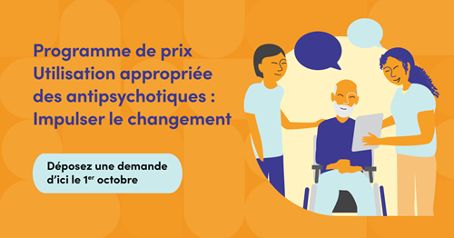 Illustration représentant trois personnes; l’une est assise dans un fauteuil roulant tandis que les deux autres sont debout à ses côtés. Des bulles symbolisant une conversation apparaissent au-dessus de leurs têtes. L’une d’entre elles montre une tablette à l’homme en fauteuil roulant.