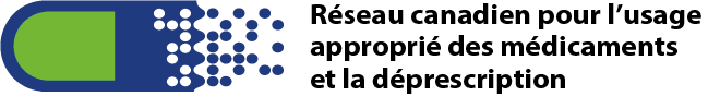 Réseau canadien pour l'usage approprié des médicaments et la déprescription logo